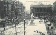 13 Bouch Du Rhone CPA FRANCE 13 " Marseille, Place de la Bourse sous la neige".