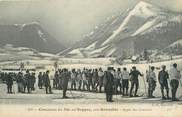 38 Isere CPA FRANCE 38 "Le Sappey, Concours de ski, appel des skieurs".