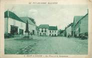 63 Puy De DÔme CPA FRANCE 63 " Blot - L'Eglise, La place et le monument aux morts'.