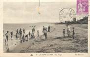 14 Calvado CPA FRANCE 14 " Le Home sur Mer, La plage".