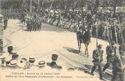 83 Var CPA FRANCE 83 " Toulon, Revue du 14 juillet 1909, défilé du 11ème régiment d'infanterie".