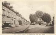 38 Isere CPA FRANCE 38 "Les Abrets, Rue Gambetta et Place de la Mairie".