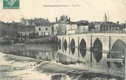 16 Charente CPA FRANCE 16 "Chabanais, Le pont".