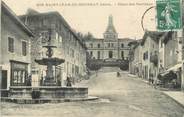 38 Isere CPA FRANCE 38 " St Jean de Bournay, Place des Terreaux".