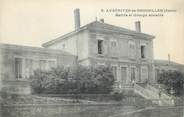 38 Isere CPA FRANCE 38 " Auberives de Roussillon, Mairie et groupe scolaire".