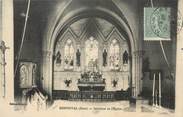 27 Eure CPA FRANCE 27 "Menneval, Intérieur de l'église".