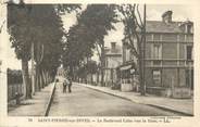 14 Calvado CPA FRANCE 14 "St Pierre sur Dives, Le Boulevard Colas vers la gare".