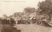 14 Calvado CPA FRANCE 14 "St Sever, Le bourg un jour de marché".