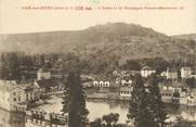 10 Aube CPA FRANCE 10 " Bar sur Aube, L'Aube et la montagne Ste Germaine".