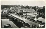 14 Calvado CPSM FRANCE 14 " Trouville sur Mer, Le pont sur la Touque". / CINEMA