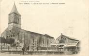 17 Charente Maritime CPA FRANCE 17 " Jonzac, L'église et le marché couvert".