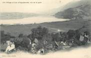 73 Savoie CPA FRANCE 73 " Aiguebelette, Le village et le lac".