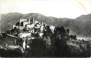 06 Alpe Maritime CPSM FRANCE 06 "Carros, Vue générale et ruines de la Chapelle Primitive"