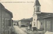 38 Isere CPA FRANCE 38 " St Barthélémy de Beaurepaire, La place de l'église"