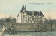 38 Isere CPA FRANCE 38 " St Marcel Bel Accueil, Le château et la pièce d'eau"