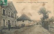 38 Isere CPA FRANCE 38 " Gillonnay, Intérieur du village, Mairie et groupe scolaire"