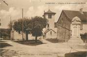 38 Isere CPA FRANCE 38 " Parmilieu, L'église et le monument aux morts"