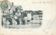 87 Haute Vienne CPA FRANCE 87 " Limoges, Le pont St Etienne, La cathédrale, Abbessaille"