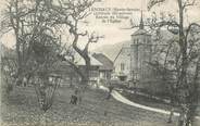 74 Haute Savoie CPA FRANCE 74 " Leschaux, Entrée du village et l'église"