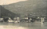 38 Isere CPA FRANCE 38 " Veurey, Le pont sur l'Isère"