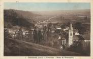 38 Isere CPA FRANCE 38 " Thodure, Panorama, Route de Beaurepaire"