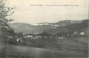 38 Isere CPA FRANCE 38 " St Bueil, Vue générale et la Chaîne des Alpes"