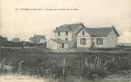 44 Loire Atlantique CPA FRANCE 44 " Tharon, Groupe de chalets sur la côte"