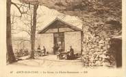 89 Yonne CPA FRANCE 89 " Arcy sur Cure, La Grotte, le Chalet Restaurant"