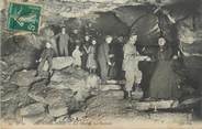 89 Yonne CPA FRANCE 89 " Arcy sur Cure, La descente dans les grottes" / GROTTES