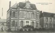 89 Yonne CPA FRANCE 89 " La Celle St Cyr, Ecole et Mairie"