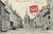 89 Yonne CPA FRANCE 89 " Chéroy, Rue de l'Hôtel de ville à l'église"