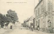 89 Yonne CPA FRANCE 89 " Courlon, La Poste et la Rue des Préaux"