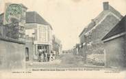 89 Yonne CPA FRANCE 89 " St Martin sur Oreuse, Carrefour Sens Pont sur Yonne"