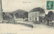 88 Vosge CPA FRANCE 88 " Moussey, Place de la Mairie et Postes"