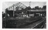 88 Vosge CARTE PHOTO FRANCE 88 " Neufchateau, Le dépôt Rotonde " / BOMBARDEMENT SEPTEMBRE 1944