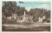 84 Vaucluse CPA FRANCE 84 "Rasteau, La place et le monument aux morts"