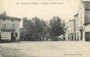 69 RhÔne CPA FRANCE 69 " St Vérand, La Place et l'Hôtel Giraud"