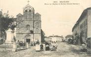 43 Haute Loire CPA FRANCE 43 " Beaulieu, Place de l'église et Statue Claude Bernard"