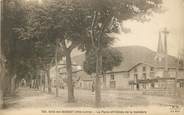 43 Haute Loire CPA FRANCE 43 " Bas en Basset, La Place et l'Allée de la Sablière"