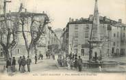 83 Var CPA FRANCE 83 " Saint Maximin, Place Malherbes et la Grande Rue"