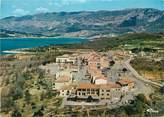 83 Var CPSM FRANCE 83 " Les Salles sur Verdon, Vue aérienne du village et du lac"