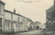 44 Loire Atlantique CPA FRANCE 44 " St Fiacre, Place de l'Eglise rue de Bel Abord"