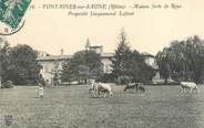 69 RhÔne CPA FRANCE 69 "Fontaines sur Saône, Maison forte de Roye, Propriété Jacquemond Lafont"