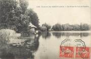 38 Isere CPA FRANCE 38 " Environs des Abrets, Les rives du Lac de Paladru" / CACHET AMBULANT