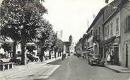 38 Isere CPSM FRANCE 38 " Les Abrets, Rue Gambetta et Place Eloi Cuchet"