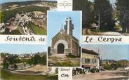 42 Loire CPSM FRANCE 42 " Le Cergne, Vues"