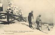 73 Savoie CPA FRANCE 73 " Le Mont Revard, Skieurs à la descente" / SKI