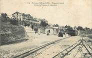 73 Savoie CPA FRANCE 73 " Le Mont Revard, Arrivée du Tramway à Crémaillère" / TRAMWAY