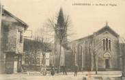 38 Isere CPA FRANCE 38 "Longechenal, La Place et l'église"