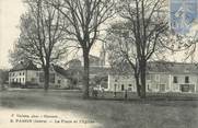 38 Isere CPA FRANCE 38 " Passins, La place et l'église"